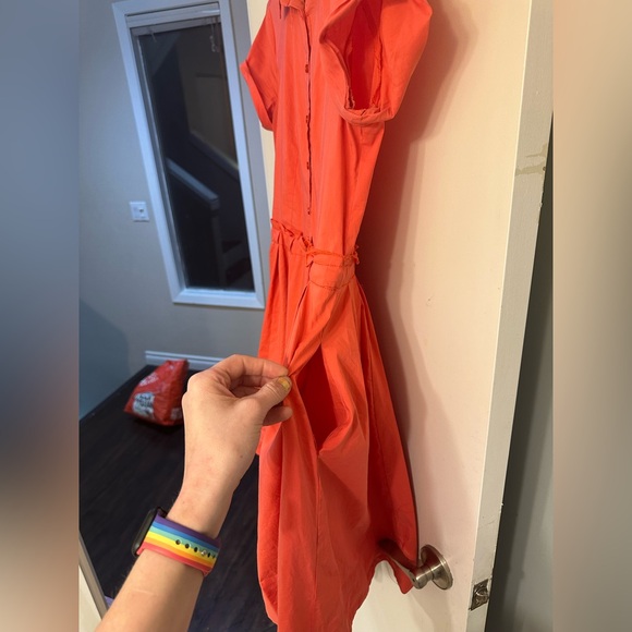 Red Armani exchange dress with pockets. - Picture 12 of 16